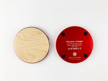 Load image into Gallery viewer, Beloved Red Bird Wooden 15w Charger for Smartphones and Mobile Devices
