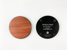 Load image into Gallery viewer, Beloved Black Bird Wooden 10w Charger for Smartphones and Mobile Devices
